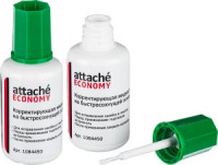 Корректирующая жидкость 16г Attache Economy быстросохнущая основа кисточка 1084450