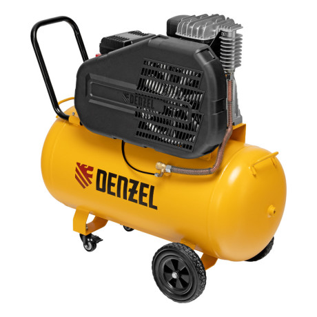 Компрессор воздушный рем. привод BCI 2200/100, 2,2 кВт, 100 литров, 420 л/мин Denzel