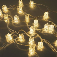 Гирлянда-нить "Кубики" 40LED теплый белый 4м., SE-CUBE-440WW Funray