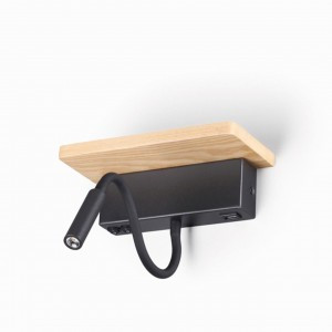 ODEON LIGHT 3868/8WL ODL19 152 светл дерево/дерево настен. св-к св/д 8W 560lm 3000K 2K WOODY 500x220