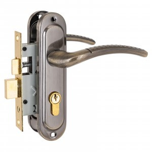 СТАНДАРТ 132/50 AB старая бронза  м/о 50мм кл/кл Замок врезной с/руч  (30)