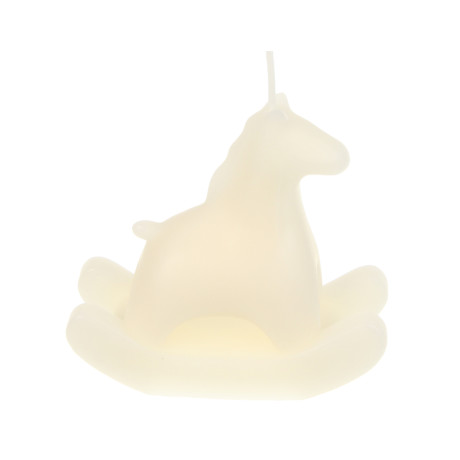 Свеча в форме лошадки, 8,5x8,5x3,5 см, воск