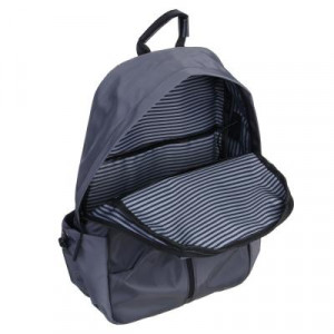 Рюкзак универсальный 45x30x15см, 1 отд., 3 карм., вертикальн.молния, USB, водоотталк.нейлон, серый