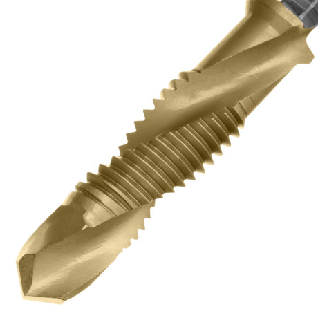 Сверло-метчик М12 х 1,75 мм, Р6М5// Denzel