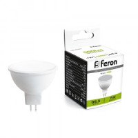 Feron РБ MR16 GU5.3 230V 7W(550lm) 4000K 4K 50x50 матовая LB-3026 41391