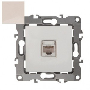 ЭРА 12 мех. роз. комп. СУ 1 мест. RJ45, сл. кость, автоклеммы 12-3107-02 1032