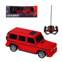 ИГРОЛЕНД Машина на радиоуправлении &quot;Сити-Джип&quot;, свет, 5АА, ABS, 26,5х12х10см, 3 дизайна