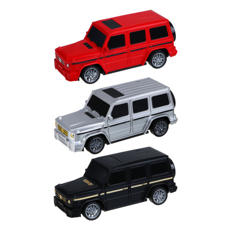 ИГРОЛЕНД Машина на радиоуправлении "Сити-Джип", свет, 5АА, ABS, 26,5х12х10см, 3 дизайна