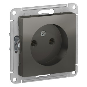 Systeme Electric AtlasDesign мех. роз. СУ 1 мест. сталь (пл.осн.) ATN000941 (5!)