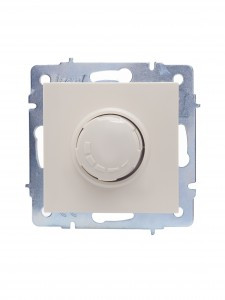 Lezard VESNA мех. диммер СУ 1 кл. 16А (800Вт) крем (корп. ABS)  742-0388-115