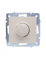 Lezard VESNA мех. диммер СУ 1 кл. 16А (800Вт) крем (корп. ABS)  742-0388-115