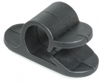 IEK Клипса самоклеящаяся КС-1 черная (уп.24шт, цена за уп) UHP41-1-K02