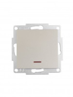 Lezard VESNA мех. выкл. СУ 1 кл. 10А (инд) титан (корп. ABS)   742-3788-111