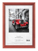 Фоторамка Image Art С20 21х30 дерев. сосны, красное дерево, вставка-прозр. пласт. 53105