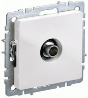 IEK BRITE мех. роз. СУ TV оконечная РТВ11-0-БрБ белый BR-A10-O-K01