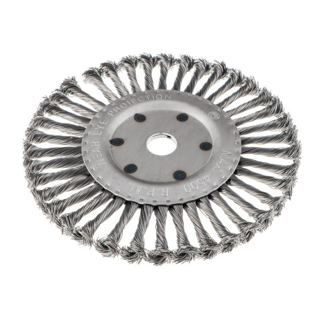 ЕРМАК Щетка металл. для УШМ200мм/22мм, крученая, дисковая