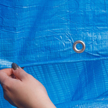 Тент хозяйственный 3*4м 60гр синий САДОВИТА