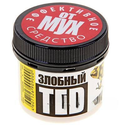 Злобный ТЭД 75г от мух гранулы банка  к/30шт