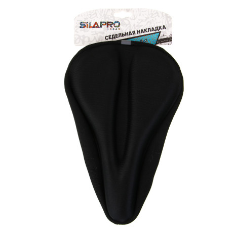 SILAPRO Седельная накладка велосипедная, гелевый наполнитель, 29х18см, нейлон, гель
