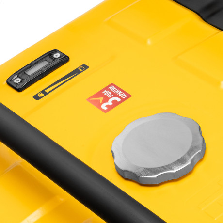 Генератор бензиновый PS 80 E-3, 6.6 кВт, 400 В, 25 л, электростартер Denzel