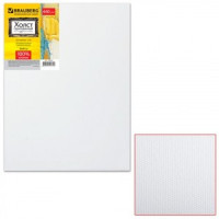 Холст грунт. на подрамнике BRAUBERG 30х40 см, 100% хлопок, крупное зерно, 190645