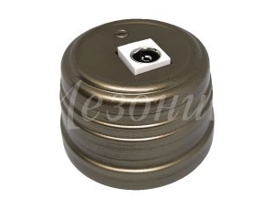 МЕЗОНИНЪ УСАДЬБА роз. ТВ оконечная(SAT) ОУ 1 мест. БРОНЗА ABS-пластик GE30321-36