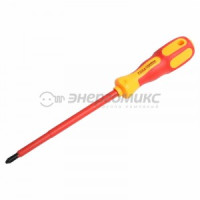 REXANT Отвертка диэлектрическая крестовая &quot; Электрика &quot; PH 2 X 150 мм 12-4718