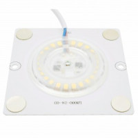 APEYRON модуль св/д с драйвером 12W(960lm) 2700К 2K 80x80 линз.рассеив. на магнитах IP20 2835 02-18