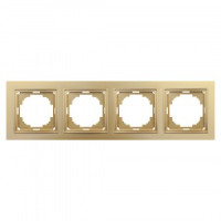 Nilson рамка 4 мест. THOR , золото 27150094