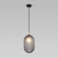 Eurosvet св-к подвес. Е27 1x60W 200х200х1090 мет черный/серый Gem 50261/1 a064954