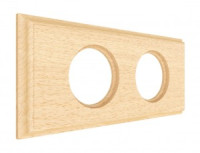 МЕЗОНИНЪ РЕТРО рамка СУ 2 мест. прямоуг, дерево, без тонировки, Лахта СенатЪ GE70862-00