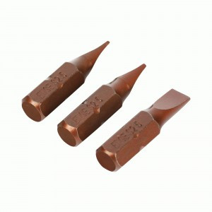 PATRIOT Бита EDGE by SL 5.0мм, сталь S2, длина 25 мм, 3шт в блистере, 818010005