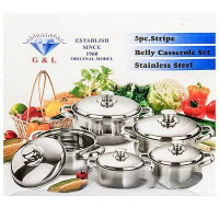 Набор посуды кухонной 5 предметов металл NA2033