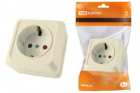 TDM Ладога роз. ОУ 1 мест. 16А сл. кость (земля, шторки) (10!) SQ1801-0064