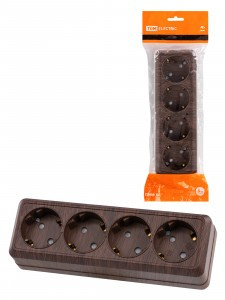 TDM Ладога роз. ОУ 4 мест. 16А бук (земля, шторки) (6!) SQ1801-0331