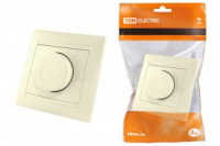 TDM Лама диммер поворотн. СУ 1 кл. сл. кость 220В 300W (8!) SQ1815-0109