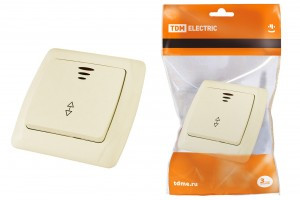 TDM Онега выкл. проходн. СУ 1 кл. 10А сл. кость (инд.) (10!) SQ1805-0035