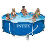 INTEX Бассейн каркасный Metal Frame 305x76см 4485л насос с фильтром 1250 л/ч, 28202NP