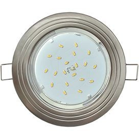 Ecola GX53 H4 св-к "2 Круга" Сатин-Хром 43x115 FS31H4ECB (10!)