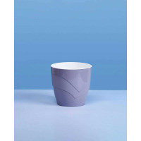 Кашпо "Грация" 1,2л Серый шёлк Пласт Авеню х20