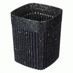 Стакан "VELVET" 90х90х110мм, 0,65л черный гранит (18шт!) 433239350 Бытпласт