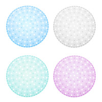 VETTA Коврик в раковину противоскользящий, ПВХ, d32см &quot;Яблоки&quot;, 4 цвета