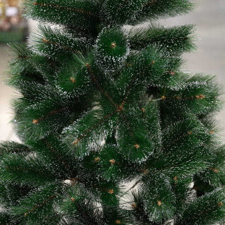 Елка HJ150-81серебро  150см 144ветки мет.подст.