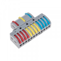 REXANT клемма разветвит. СМК 222 с рычагом 3/12х(0,14-4мм2), 32А (уп.10шт, цена за шт) 07-5248