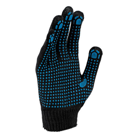 Перчатки трикотажные, х/б, 200 пар, ПВХ точка, 4 нити, 10 класс Сибртех