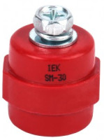 IEK изолятор SM30 (М8) силовой с болтом