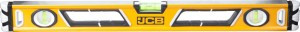 Уровень JCB коробчатый, магнитный, 2 фрезерован базовые поверх, 3 ампулы, крашен, с ручк zuJBL003