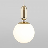 EUROSVET св-к подвесной E27 1x60W 180х1200 металл белый/золото Bubble 50197/1 a050246