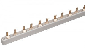 IEK шина соединительная типа PIN (штырь) 2ф. 63А (дл.1м) YNS21-2-063