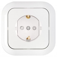 Bylectrica Гармония роз. СУ 1 мест., белый (земля, шторк., корп. ABS) РС16-253